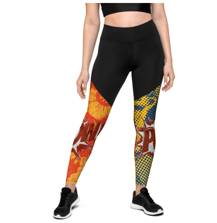 POW Yoga Leggings, Capri & Ankle length, Activewear